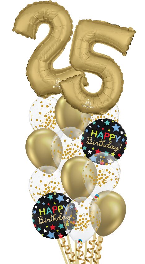 Giant Gold Age Birthday Celebration Bouquet