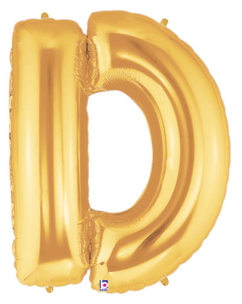 Gold Letter “D” Large Shape 40 inch