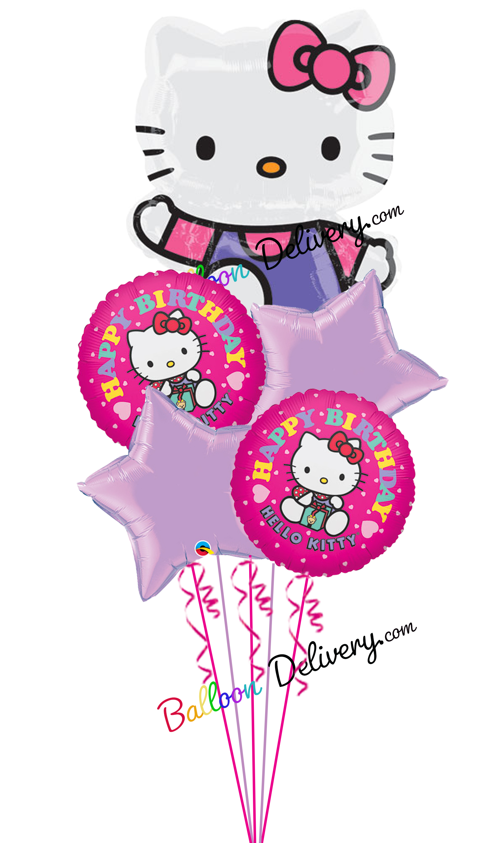 hello kitty with balloons png