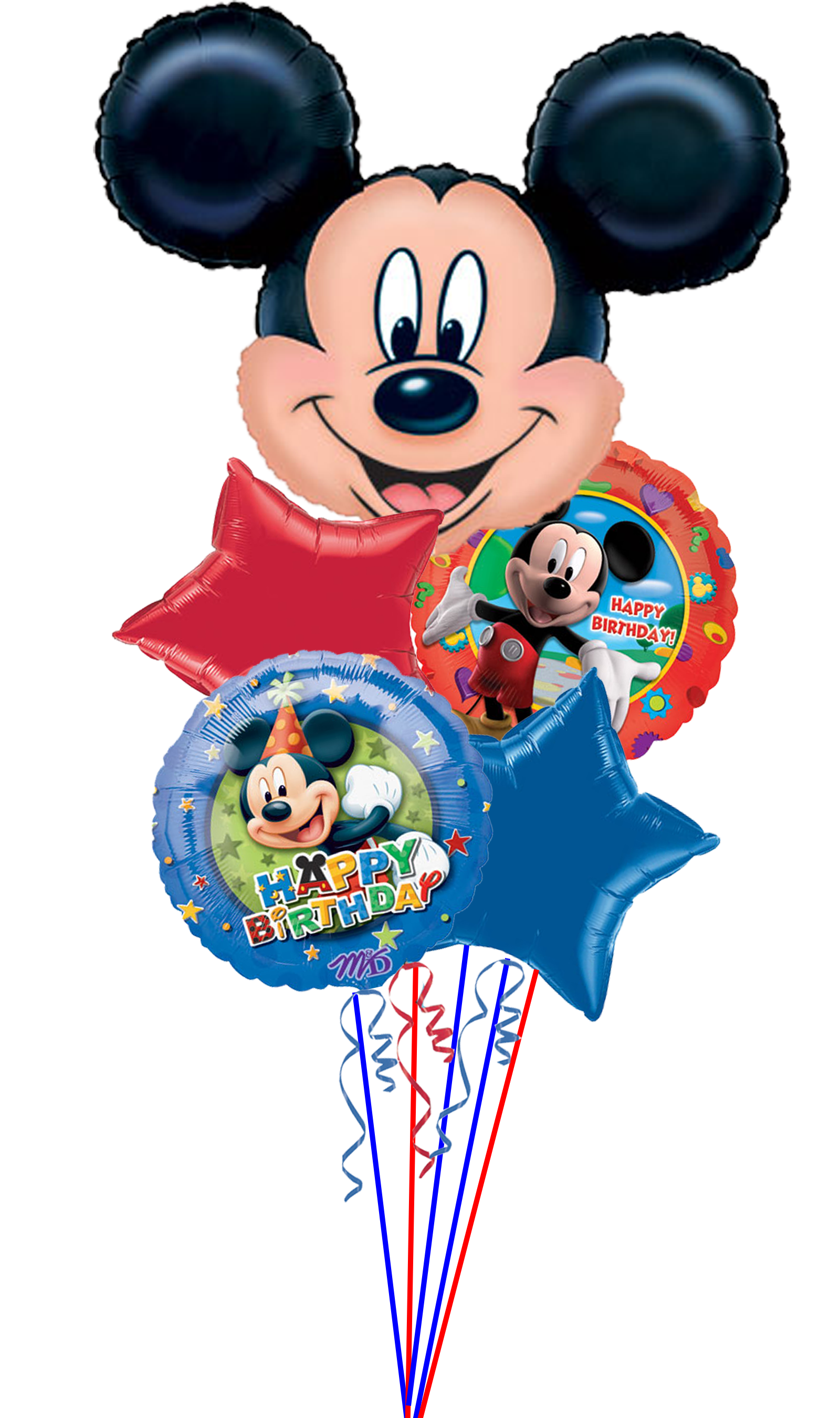Uitgaan van ik ga akkoord met Wat is er mis Mickey 5 Balloon Centerpiece/Bouquet