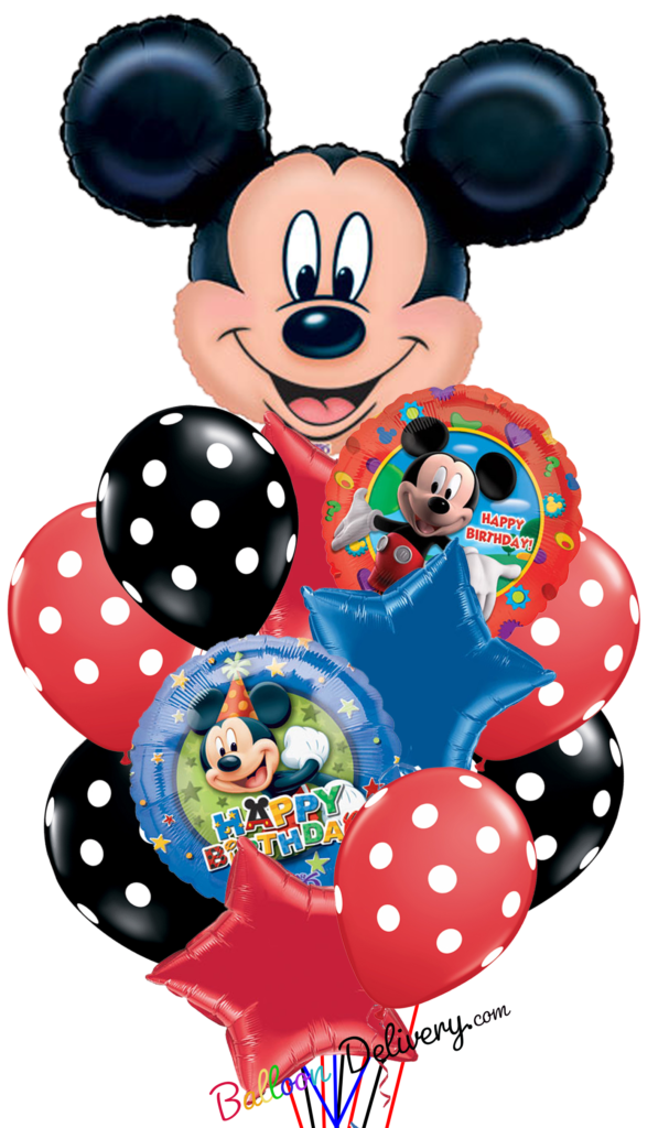 Mickey Deluxe Balloon Centerpiece/Bouquet