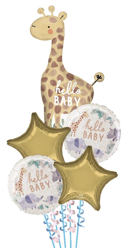 Welcome Baby Mylar Bouquet