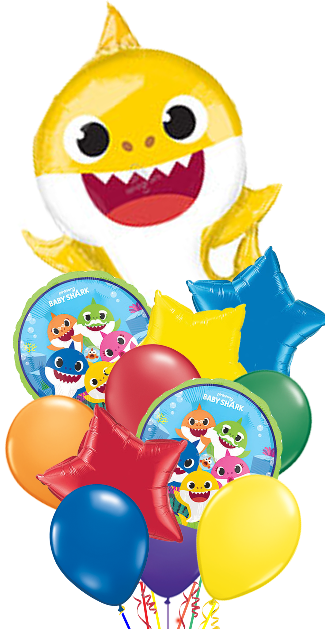 Baby Shark Deluxe Balloon Centerpiece/Bouquet
