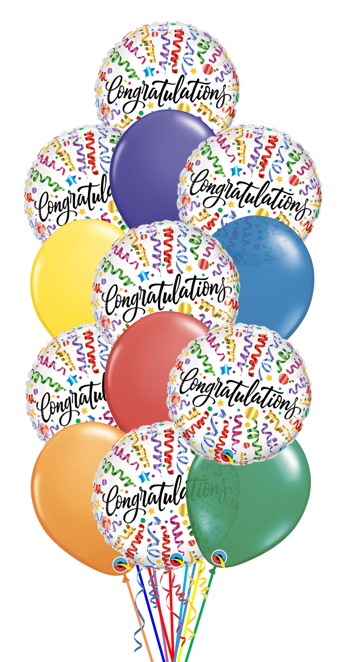 solidariteit titel Dwars zitten Colorful Congratulations Mylar & Latex Balloon Bouquet