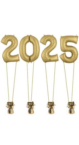 2025 Graduation Balloon Display (Gold)