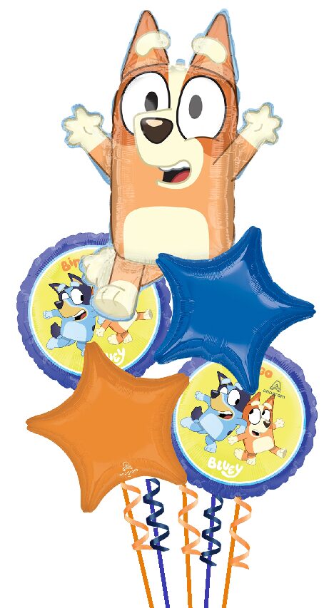 Bingo 5 Balloon Centerpiece Bouquet