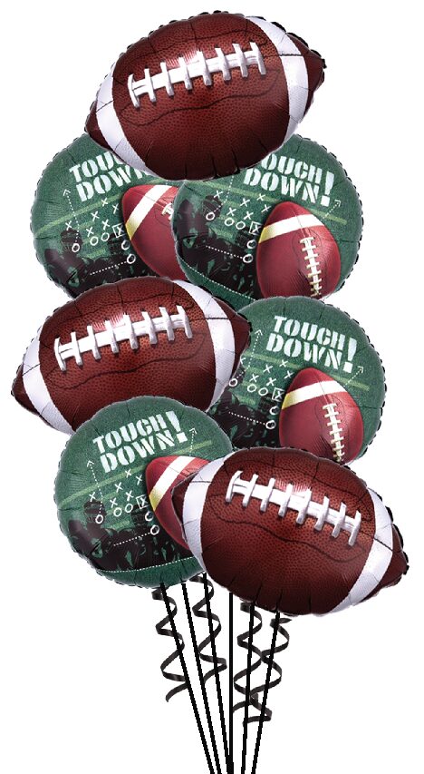 Super Bowl Balloon Bouquet